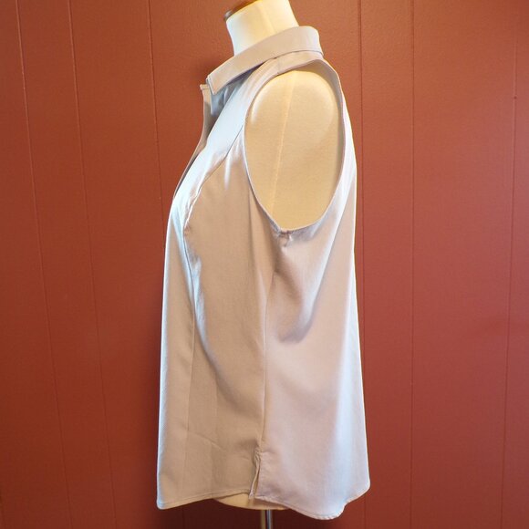 Eddie Bauer Ladies' Sleeveless Gray Tech Shirt Size - M - Picture 4 of 8